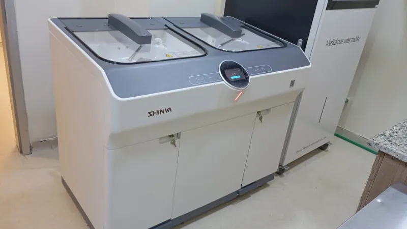 New washer-disinfector installed in a hospital decontamination room